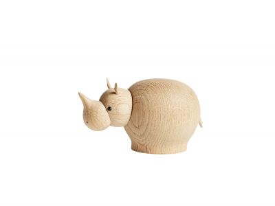 Rina Rhinoceros wooden figure small Woud SINGLE PIECES